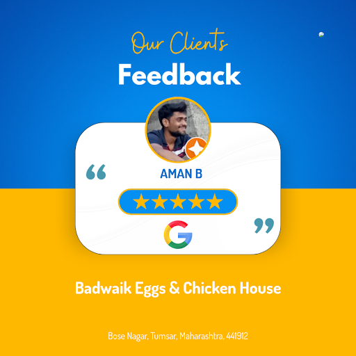 "AMAN B's 5-star review says it all! He loved the exceptional service at Badwaik Eggs & Chicken H… post image