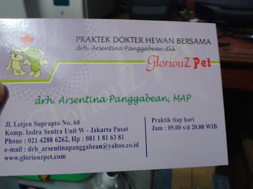 Dokter Hewan Gloriouz Pet, Author: Frans Aritonang