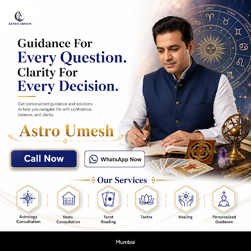 Astro Umesh, a trusted astrologer in Borivali, offers expert astrology consultations, Vastu guida… post image