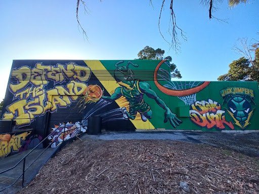 Elwick Pump Station Jack Jumpers Mural - Thumbnail