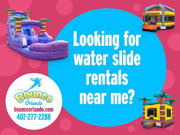 Bounce Orlando Offering Water Slide Rentals in Orlando, FL