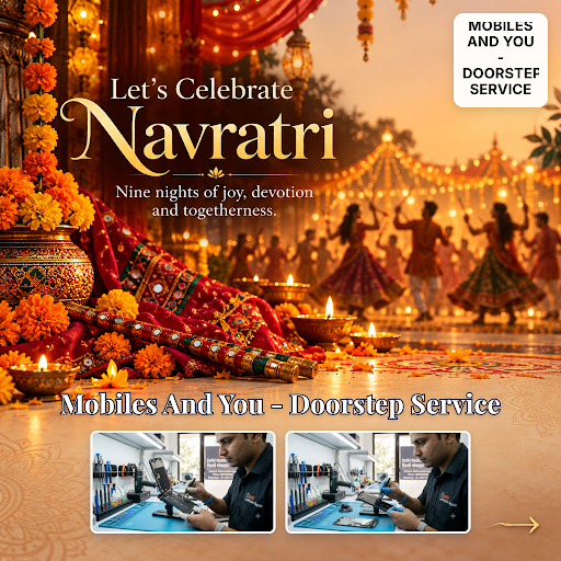 Celebrate Navratri with gratitude and respect. Trust Mobiles And You, your reliable mobile repair… post image