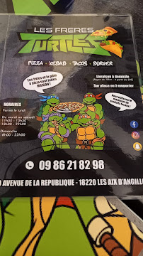 Menu Kebab Les Frères Turtles Page 3