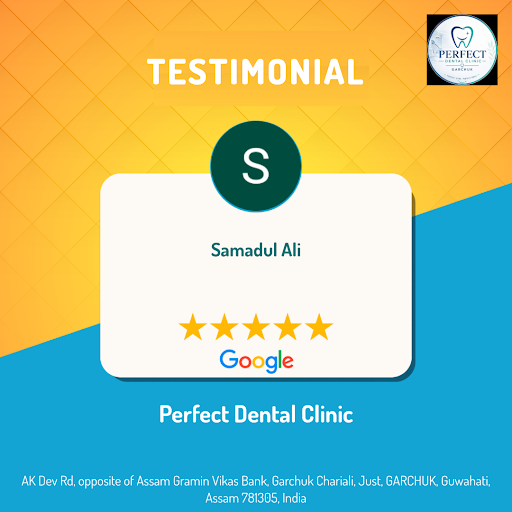 Samadul Ali raves about his exceptional experience at Perfect Dental Clinic in Guwahati! He loved… post image