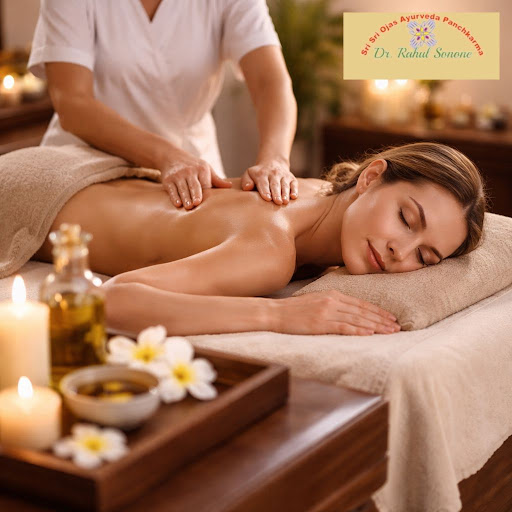 Experience deep relaxation and natural healing with therapeutic body massage at Sri Sri Ojas Ayur… post image