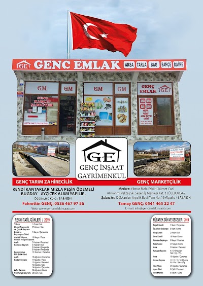 Genç emlak&inşaat düğüncülü köyü şubesi