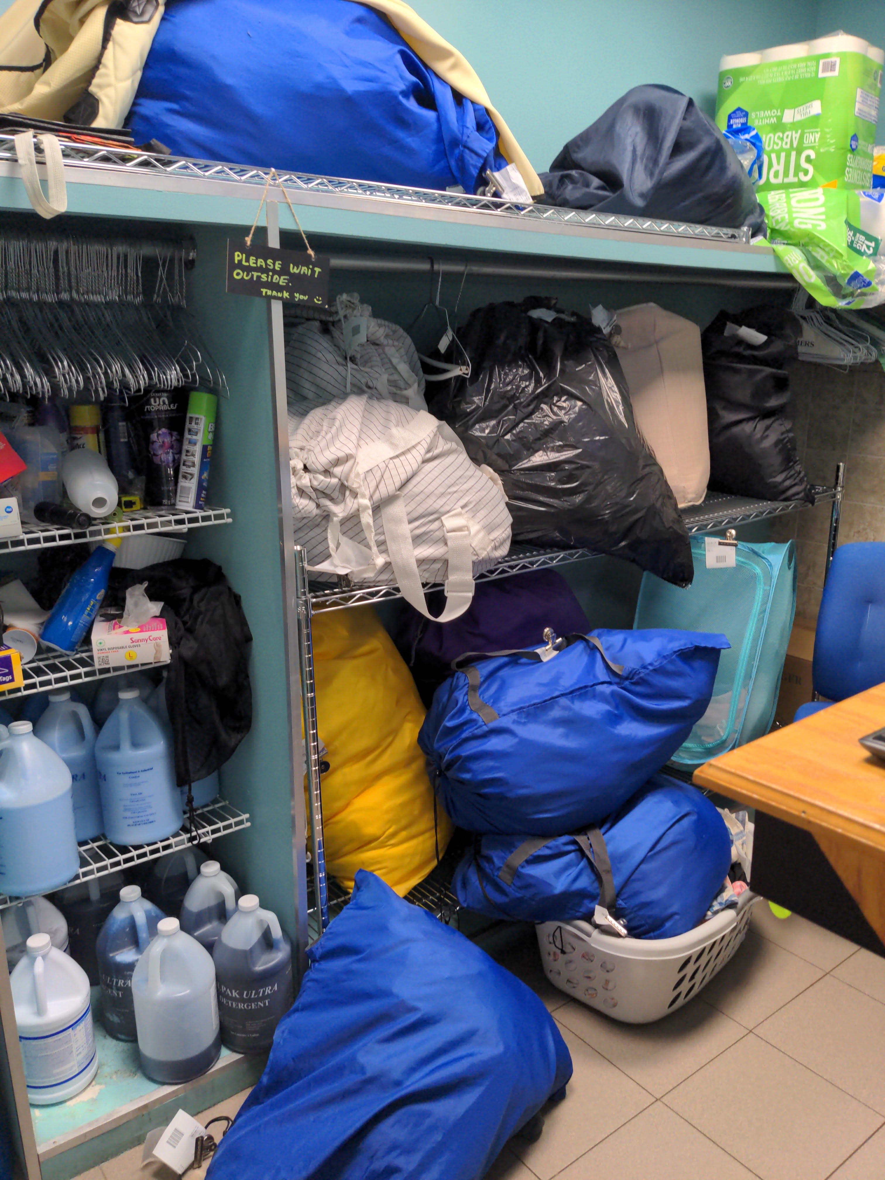 Self-service laundry at The Best Around Laundromat, Babylon, NY