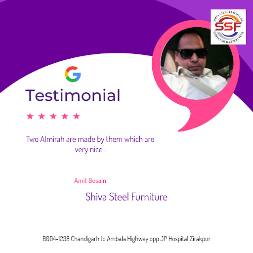 Amit Gosain, a delighted customer, shares his exceptional experience at Shiva Steel Furniture in…