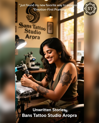 Get ready to make a statement with our best-selling temporary tattoos from Sans Tattoo Studio Arp…