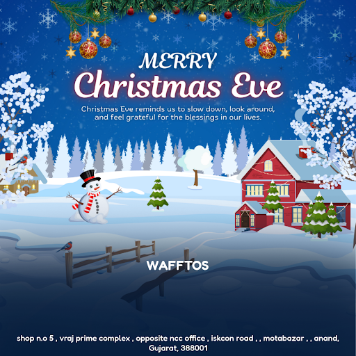 "Warm up to the magic of Merry Christmas Eve at Wafftos, Anand's finest chocolate cafe! Indulge i… post image