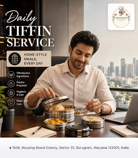 Experience the authentic taste of Bengal with our Daily Tiffin Service, featuring Poori with Aloo… post image