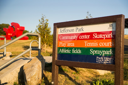 Pickleball court at Jefferson Park