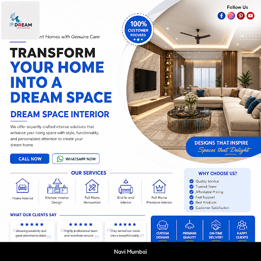 Dream Space Interior specializes in end-to-end interior design, including stylish kitchen interio… post image