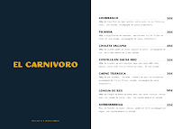 Menu El Encanto Page 1