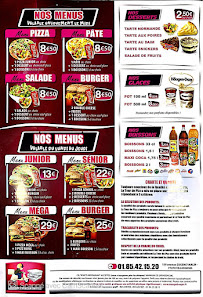 Menu La Tour De Pizz Page 2