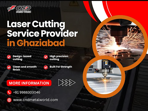 Looking for a reliable laser cutting service provider in Ghaziabad? 🔥⚙️ At C&D Metal World, we de… post image
