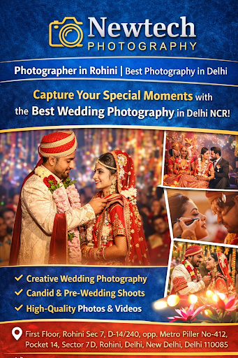 Newtech Photography is a professional photography studio in Rohini, Delhi, known for delivering h… post image