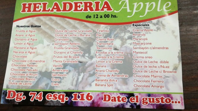 Heladeria Apple, Author: Verónica Anahi Sanchis Garrido