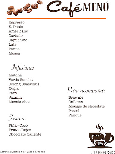 CAFÉ ...TU REFUGIO - Visual
