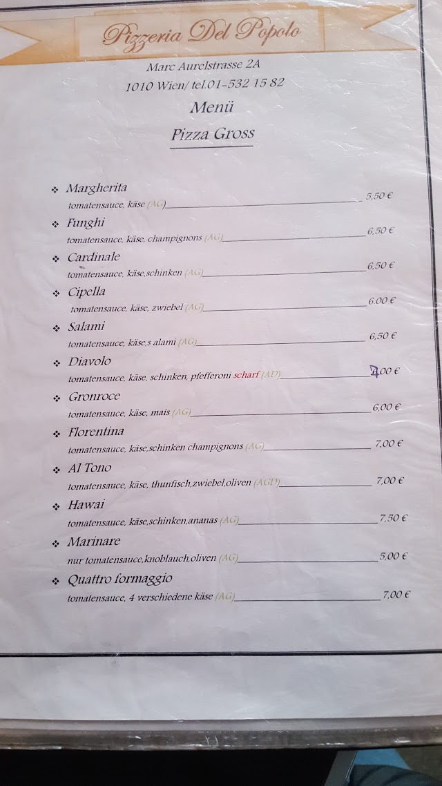 Pizzeria Del Popolo