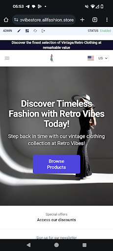 https://retrovibestore.allfashion.store/ - Visual