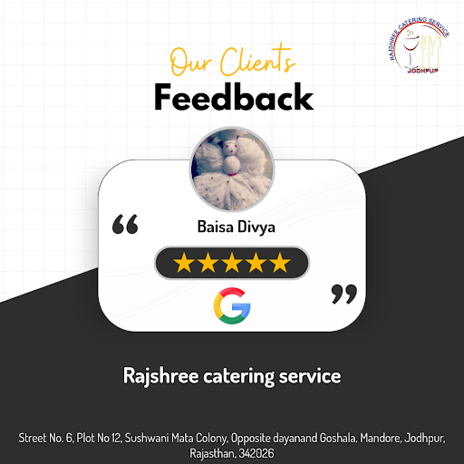"Baisa Divya's birthday party was a grand success, thanks to Rajshree catering service, the best… post image