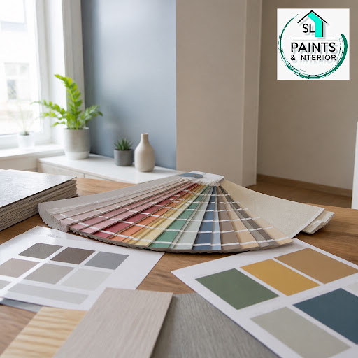 Choosing the right colours for your flat or house can be confusing. SL PAINTS & INTERIOR helps yo… post image