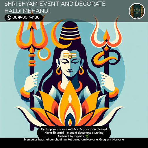 ✨ Celebrate Maha Shivaratri with vibrant decorations & henna designs! Transform your space or loo…