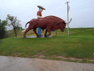 Village Cowboy & Bull