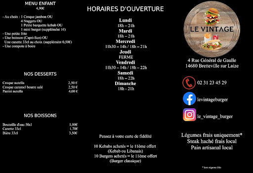 Photo 1 - Le Vintage Burger