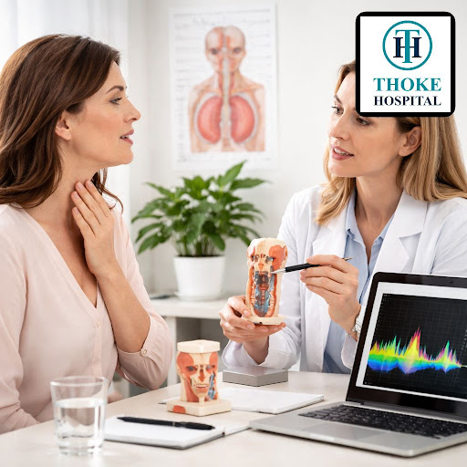 Struggling with a rough, tired or weak voice? At Thoke ENT Hospital & Advance Cochlear Implant Ce… post image