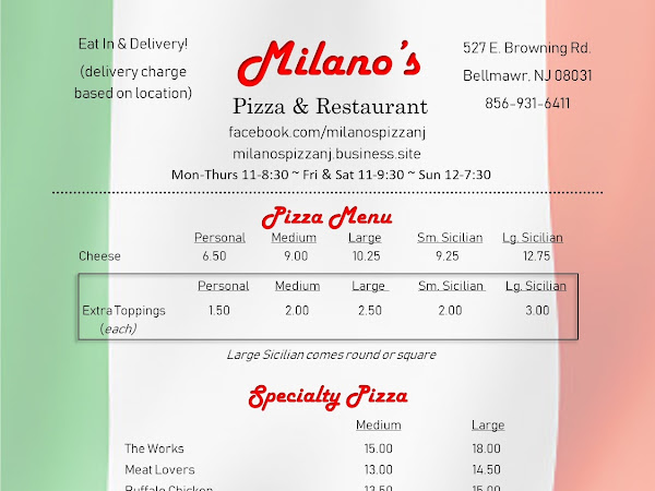 Milano Pizza