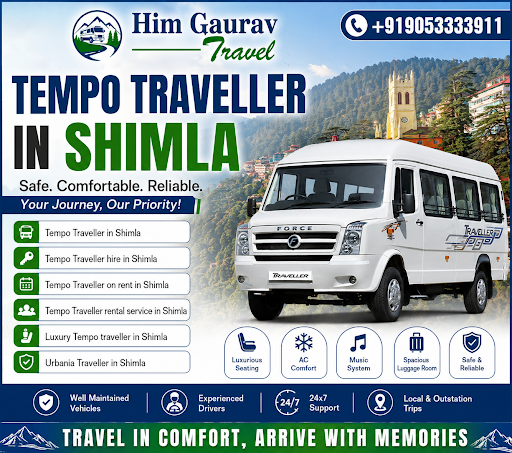 🚐 Explore Shimla in Comfort with Him Gaurav Travel 🌄 post image
