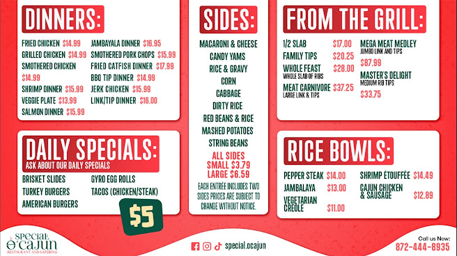 Special O'Cajun Restaurant by null