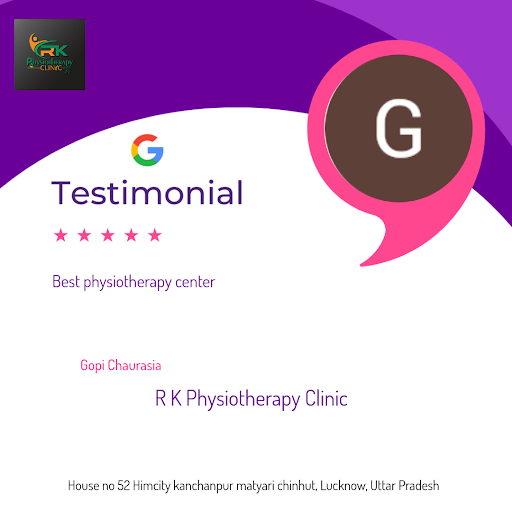 Gopi had a 5-star experience at R K Physiotherapy Clinic, the top Physiotherapy Center and Rehabi… post image