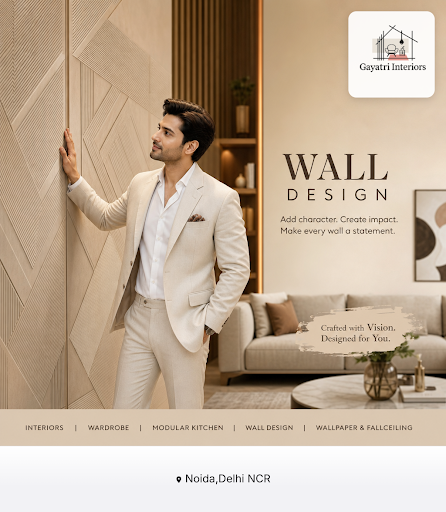 Enhance your living space with Gayatri Interiors' expert wall design services. Specializing in wa… post image