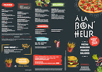 Menu À la Bon'heur | Restaurant à Mézidon Page 1