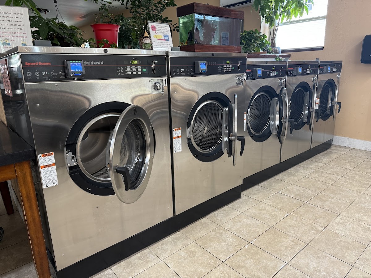 Self-service laundry at Booms Laundry, Saco, ME