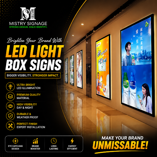 remium LED Light Box Signs by Mistry Signage post image