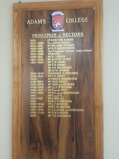 Photos of Adams College