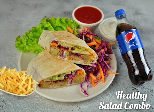 Healthy Salad Wrap Combo post image