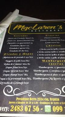 Maclaren´s Restobar, Author: Raul Coccaro