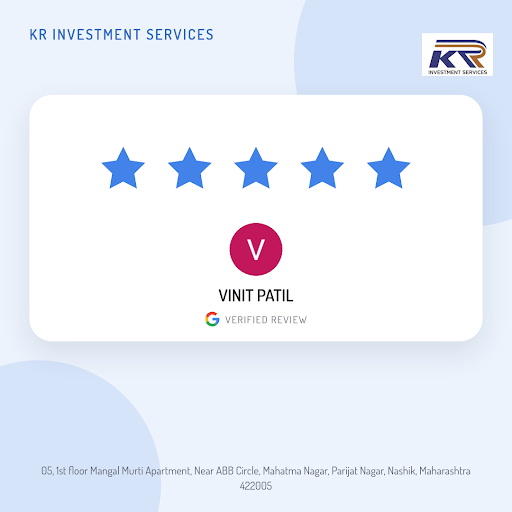 Vinit Patil, a satisfied customer from Nashik, raves about his experience with KR Investment Serv… post image