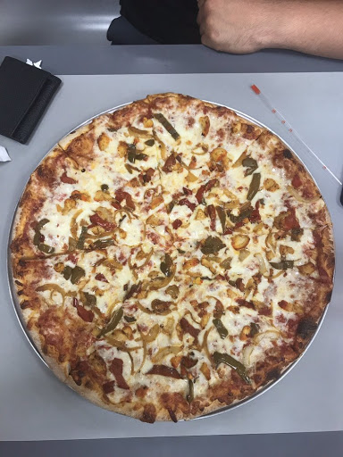 Crown fried chicken and pizza