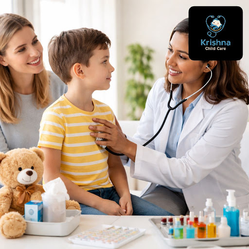 Is your child struggling with frequent sneezing, skin rashes, or food allergies? At Krishna Child…