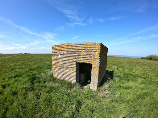 Clifftop camping at Spiders Castle Farm - United Kingdom