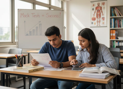 Mock tests are the secret weapon behind many NEET toppers. At Alpha academy by Maths techy in Kal… post image