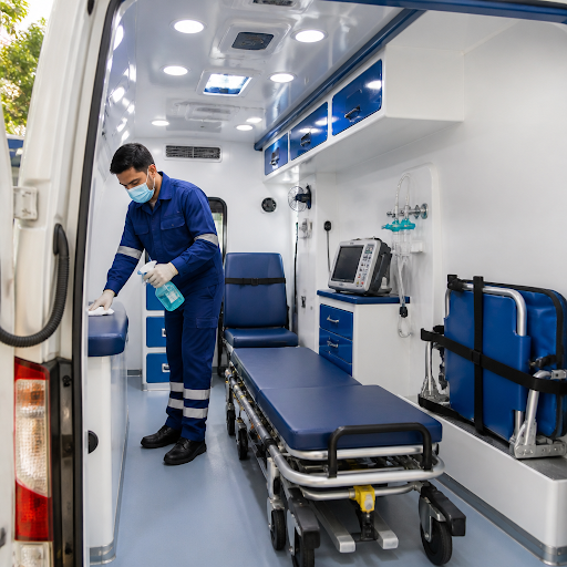 When every minute matters, you need an ambulance service that is not only fast, but also hygienic…