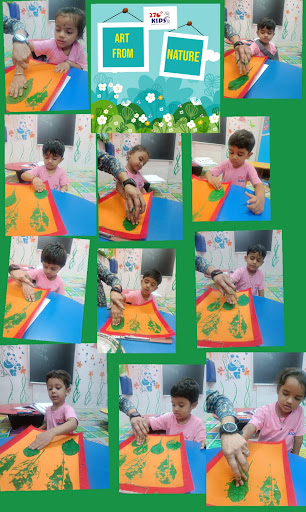 🍃 Leaf Dabbing Activity at 270 Degree Kids 🎨 post image