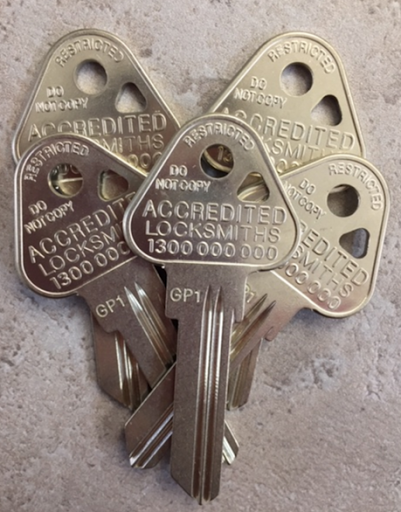 Accredited Locksmiths Doors & Alarms Logo